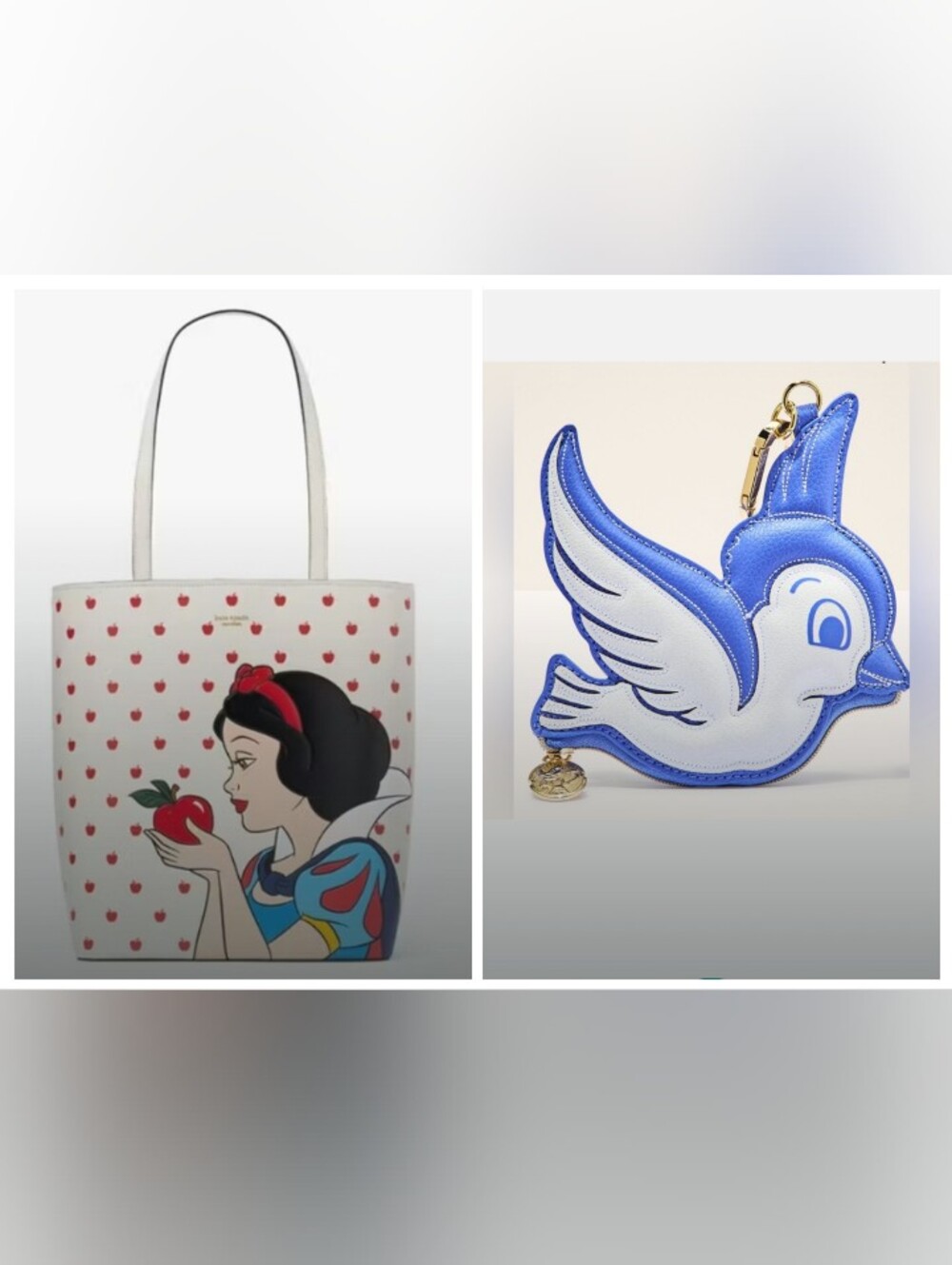 Disney X Kate Spade New York " Snow White " 🍎 Waverly Tote Bag ❤️